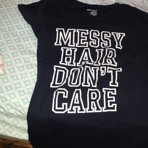 Blue messy hair don’t hair